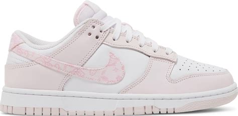 women's dunk low pink paisley